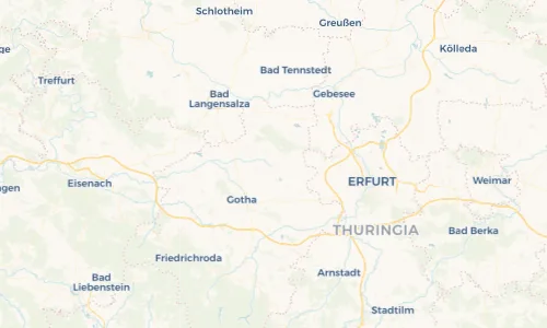 Regenradar Vorschaubild - Aktuelle Niederschläge in Molschleben und Umgebung