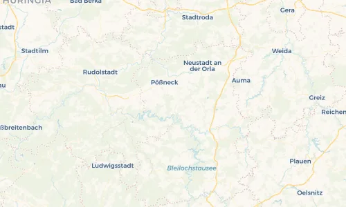 Regenradar Vorschaubild - Aktuelle Niederschläge in Moxa und Umgebung