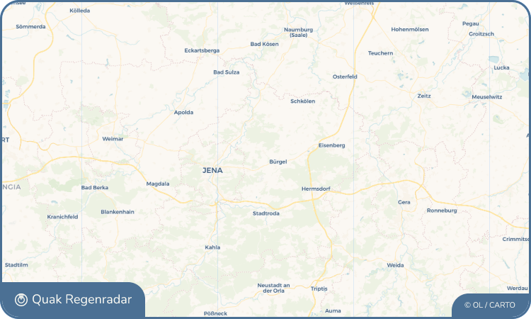 Quak Regenradar-Widget Nausnitz