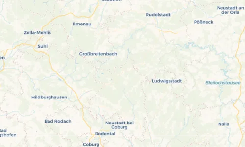 Regenradar Vorschaubild - Aktuelle Niederschläge in Neuhaus am Rennweg und Umgebung