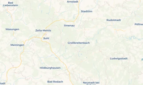 Regenradar Vorschaubild - Aktuelle Niederschläge in Neustadt am Rennsteig und Umgebung