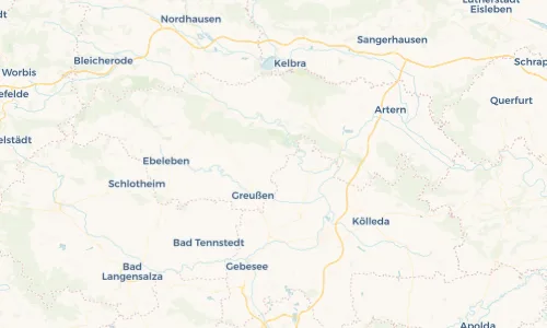 Regenradar Vorschaubild - Aktuelle Niederschläge in Niederbösa und Umgebung