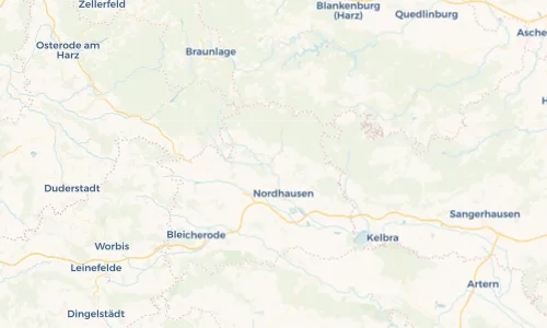 Regenradar Vorschaubild - Aktuelle Niederschläge in Niedersachswerfen und Umgebung