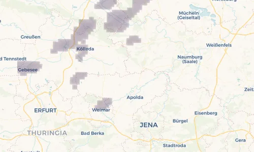 Regenradar Vorschaubild - Aktuelle Niederschläge in Nirmsdorf und Umgebung