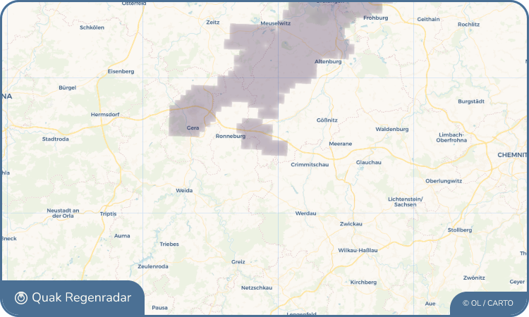 Quak Regenradar-Widget Nischwitz