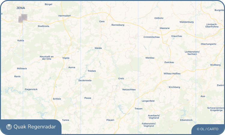 Quak Regenradar-Widget Nitschareuth