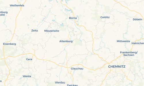 Regenradar Vorschaubild - Aktuelle Niederschläge in Nobitz und Umgebung