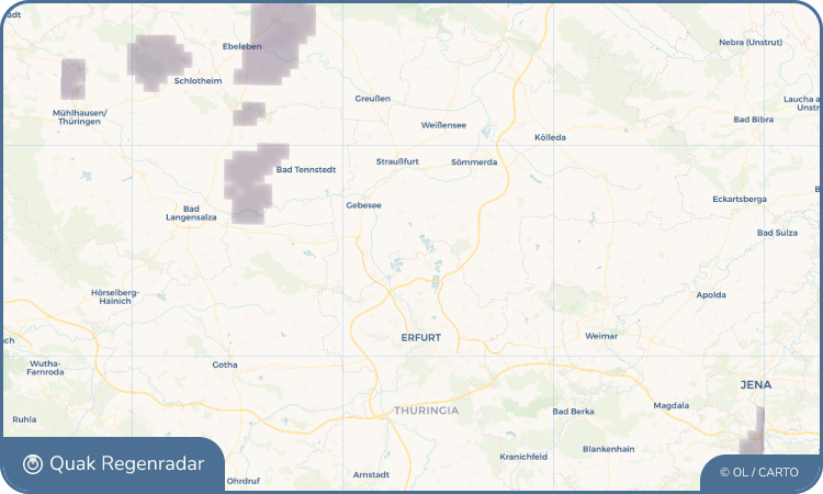 Quak Regenradar-Widget Nöda