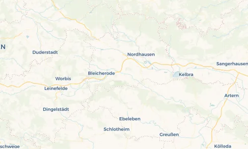 Regenradar Vorschaubild - Aktuelle Niederschläge in Nohra (Wipper) und Umgebung