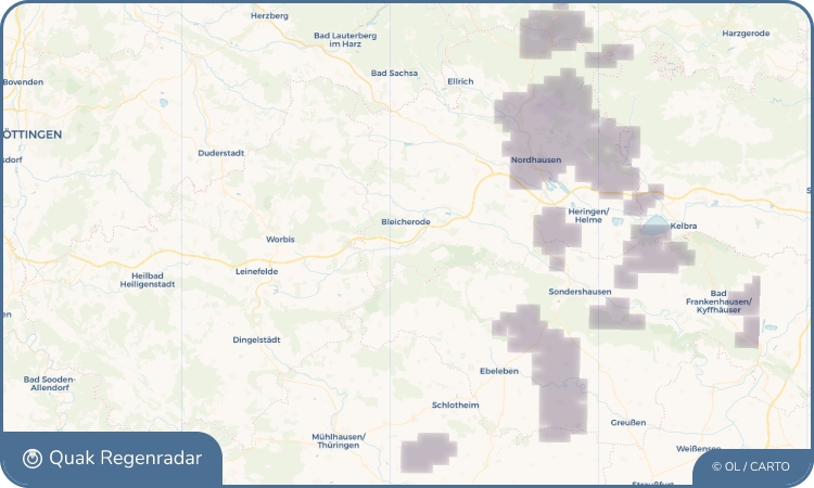 Quak Regenradar-Widget Obergebra