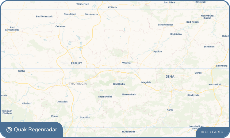 Quak Regenradar-Widget Obergrunstedt