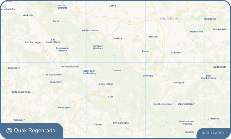 Quak Regenradar-Widget Oberhof