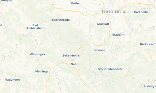 Regenradar Vorschaubild - Aktuelle Niederschläge in Oberhof und Umgebung