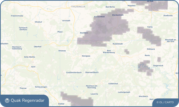 Regenradar-Widget für Oberköditz