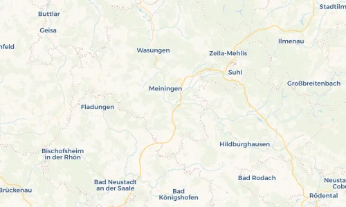 Regenradar Vorschaubild - Aktuelle Niederschläge in Obermaßfeld-Grimmenthal und Umgebung