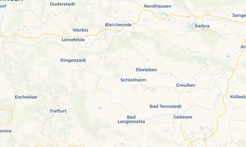 Regenradar Vorschaubild - Aktuelle Niederschläge in Obermehler und Umgebung