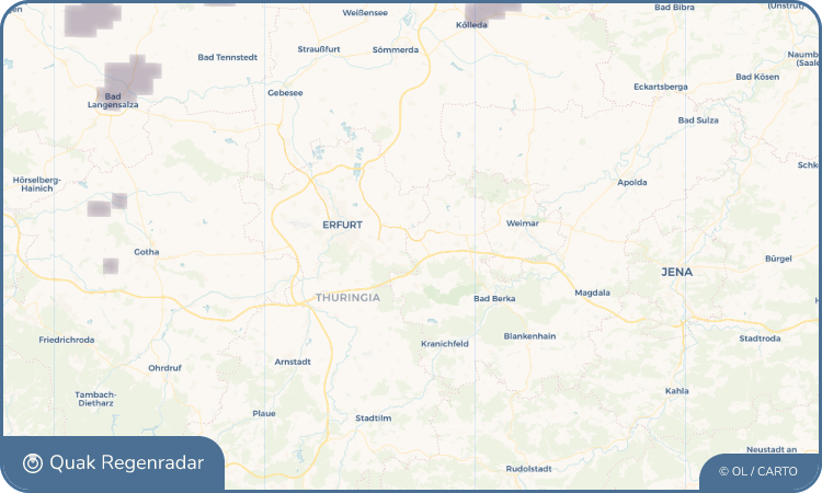 Quak Regenradar-Widget Obernissa