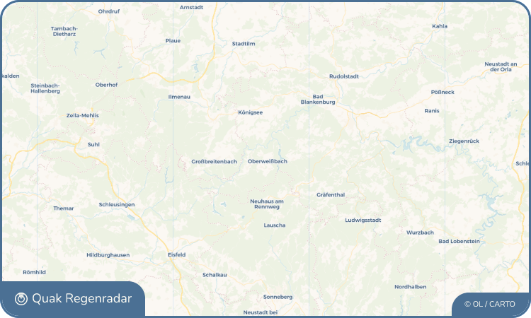 Quak Regenradar-Widget Oberweißbach