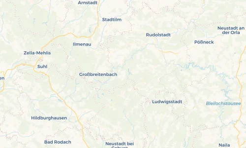 Regenradar Vorschaubild - Aktuelle Niederschläge in Oberweißbach und Umgebung