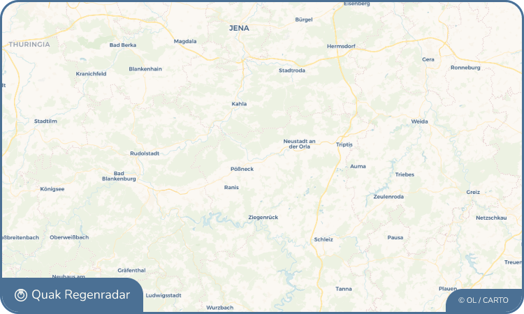 Quak Regenradar-Widget Oppurg
