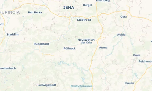 Regenradar Vorschaubild - Aktuelle Niederschläge in Oppurg und Umgebung