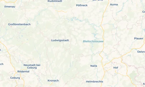 Regenradar Vorschaubild - Aktuelle Niederschläge in Oßla und Umgebung