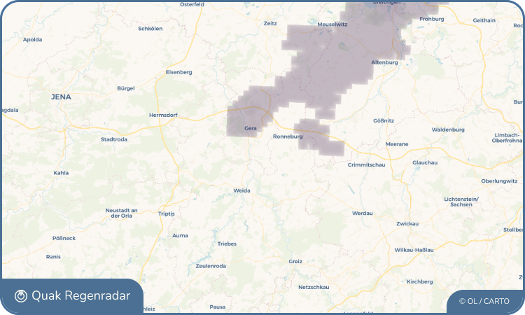 Quak Regenradar-Widget Otticha