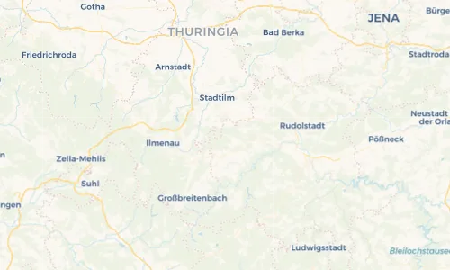 Regenradar Vorschaubild - Aktuelle Niederschläge in Paulinzella und Umgebung