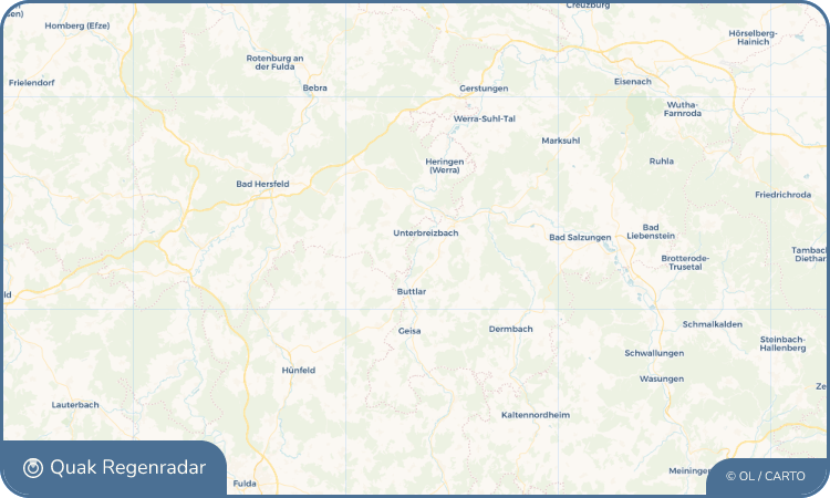 Quak Regenradar-Widget Pferdsdorf