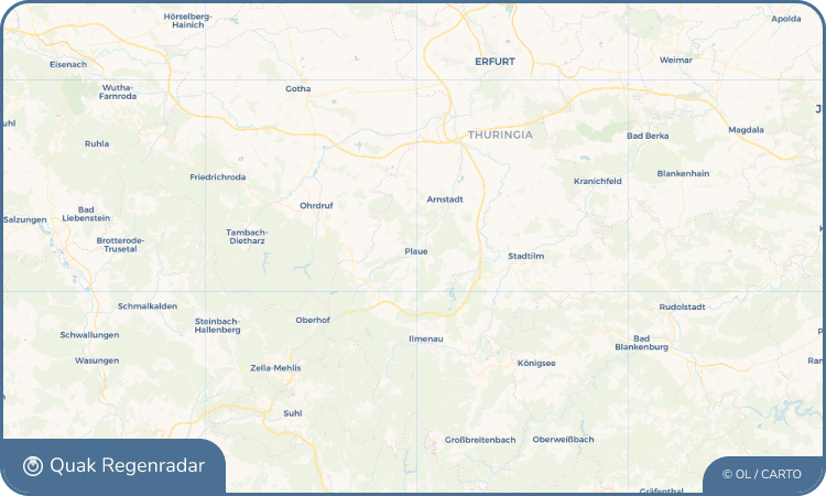 Regenradar-Widget für Plaue