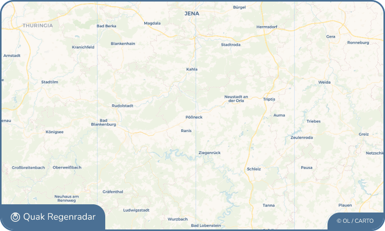 Quak Regenradar-Widget Pößneck