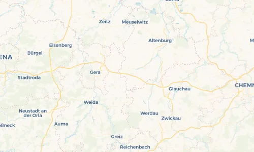 Regenradar Vorschaubild - Aktuelle Niederschläge in Posterstein und Umgebung