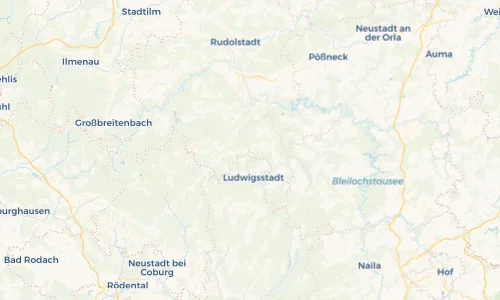 Regenradar Vorschaubild - Aktuelle Niederschläge in Probstzella und Umgebung