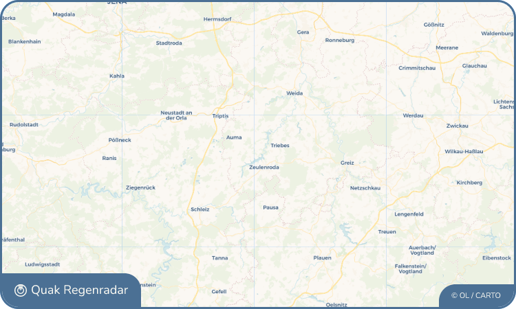 Regenradar-Widget für Quingenberg