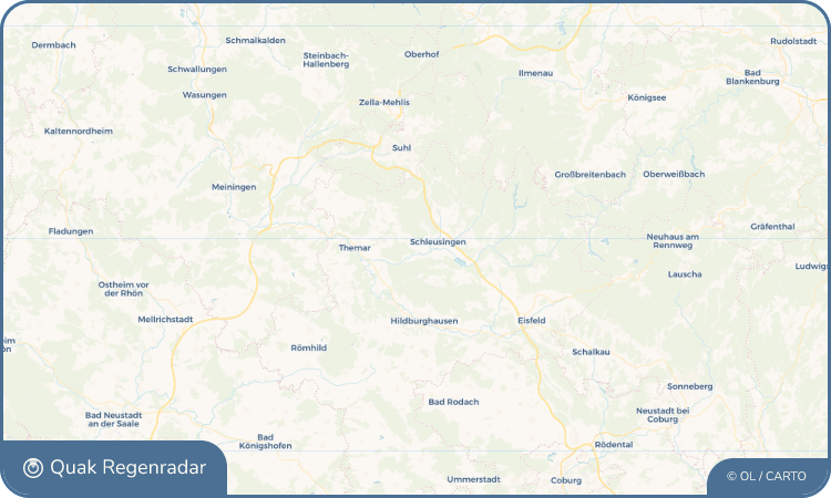 Regenradar-Widget für Rappelsdorf