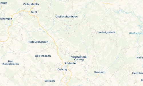 Regenradar Vorschaubild - Aktuelle Niederschläge in Rauenstein und Umgebung
