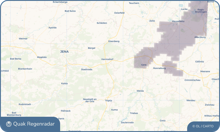 Quak Regenradar-Widget Reichenbach