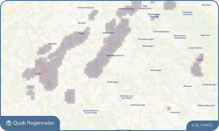 Quak Regenradar-Widget Reichenhausen