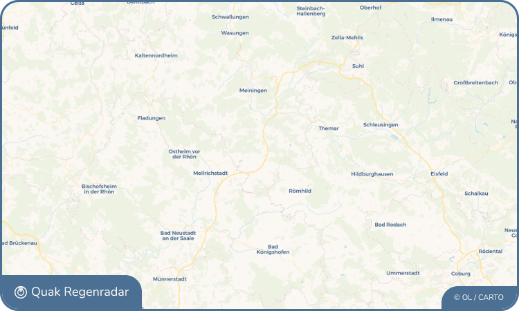 Quak Regenradar-Widget Rentwertshausen
