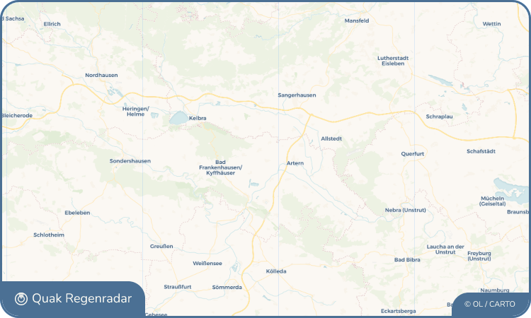 Regenradar-Widget für Ringleben
