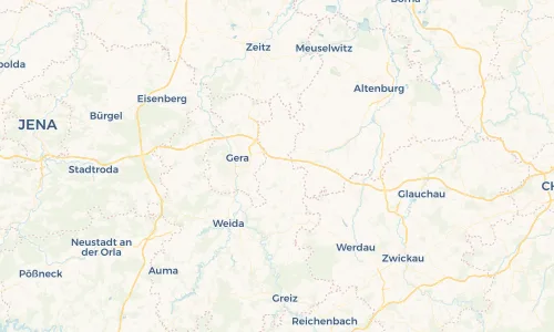 Regenradar Vorschaubild - Aktuelle Niederschläge in Ronneburg und Umgebung
