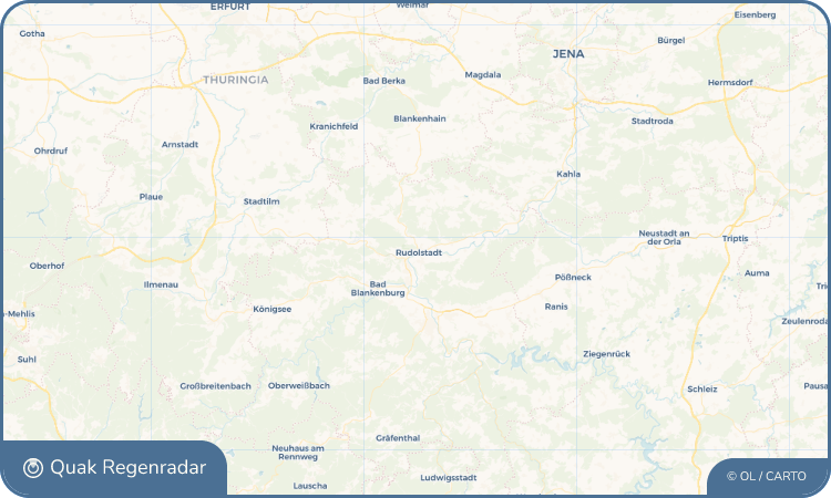 Quak Regenradar-Widget Rudolstadt