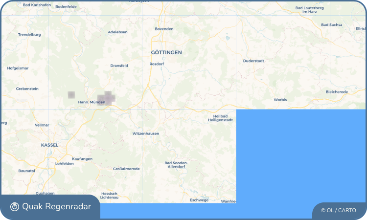 Quak Regenradar-Widget Rustenfelde