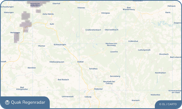 Quak Regenradar-Widget Saargrund