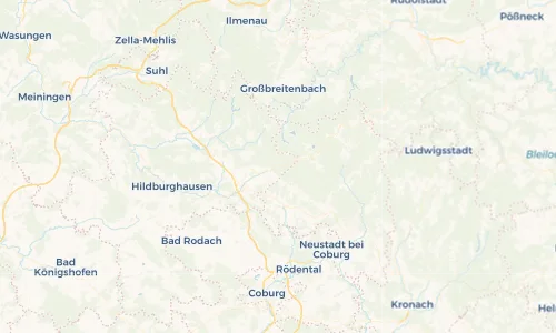 Regenradar Vorschaubild - Aktuelle Niederschläge in Saargrund und Umgebung
