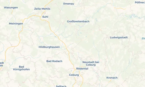 Regenradar Vorschaubild - Aktuelle Niederschläge in Sachsenbrunn und Umgebung