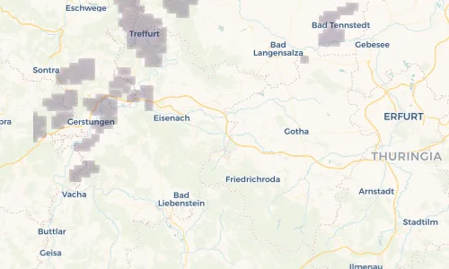 Regenradar Vorschaubild - Aktuelle Niederschläge in Sättelstädt und Umgebung