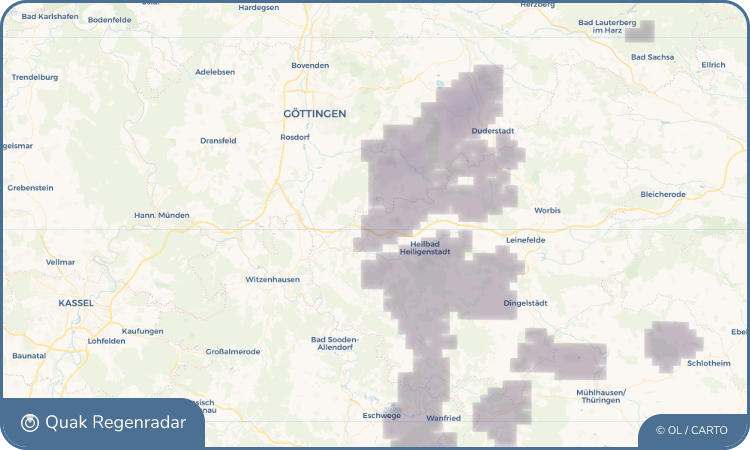 Regenradar-Widget für Schachtebich