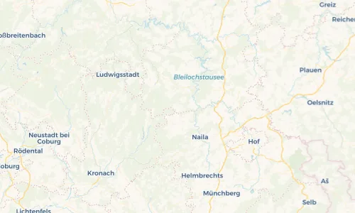 Regenradar Vorschaubild - Aktuelle Niederschläge in Schlegel bei Lobenstein und Umgebung