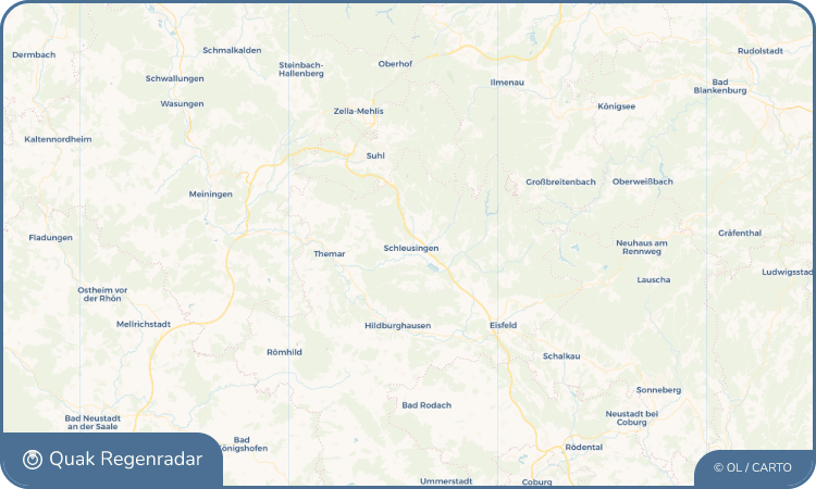 Quak Regenradar-Widget Schleusingen